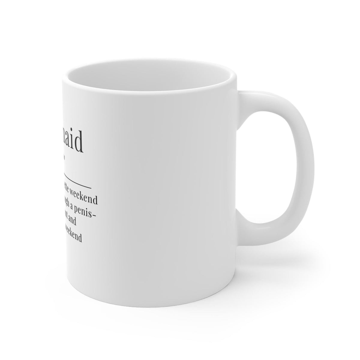 Bridesmaid Definition Mug | Bridal Party Bachelorette Coffee Cup