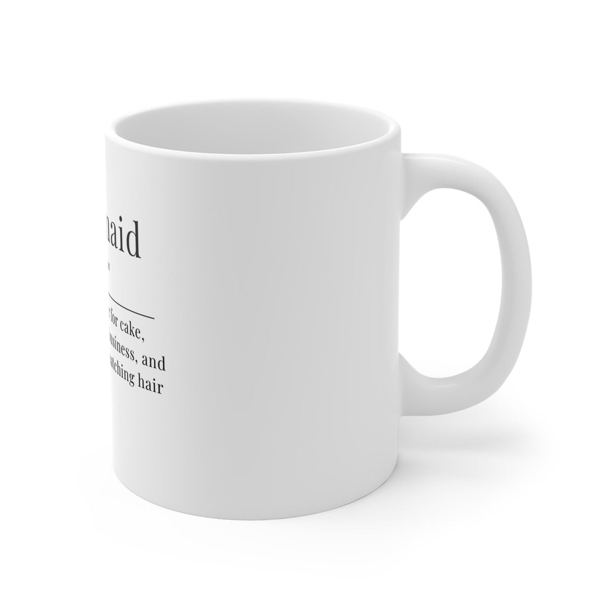 Bridesmaid Definition Mug | 11oz Ceramic Coffee Cup