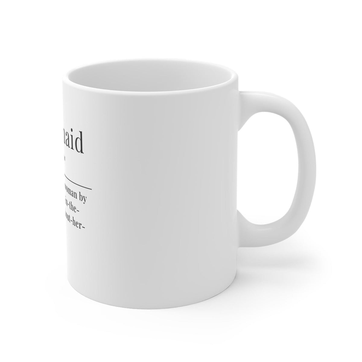 Bridesmaid Definition Mug | Wedding Party Bridal Shower Mug